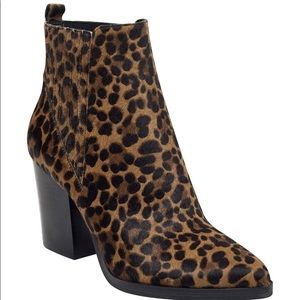 NEW -Marc Fisher LTD Alva Genuine Calf Hair Bootie